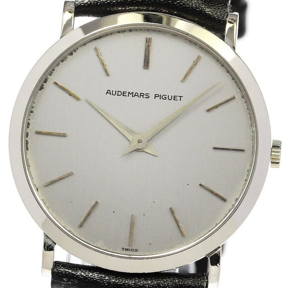 AUDEMARS PIGUET K18WG cal.2080 Silver Dial Hand Winding Men's Watch_746798 - Picture 1 of 15